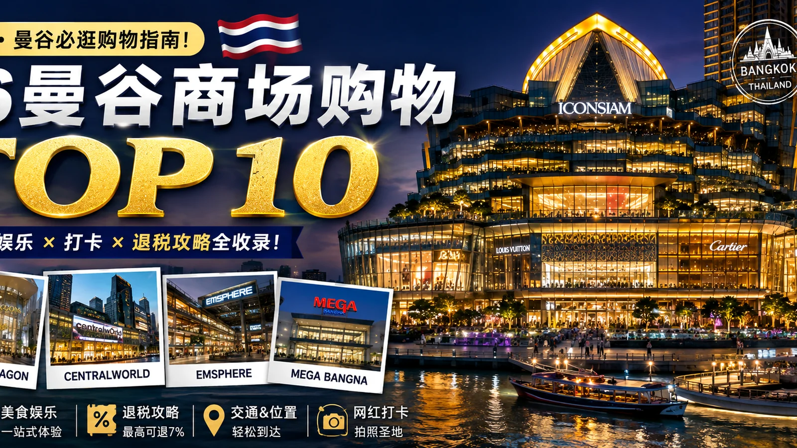 2026 Bangkok Shopping Guide | Malls, Districts, Transport & VAT Refund